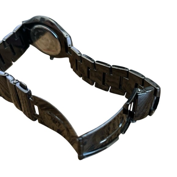 Fondini Collection Men's Watch Black Hematite Japanese Movement New Battery - Picture 6 of 6